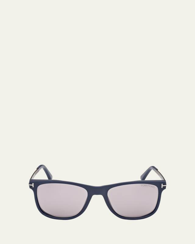 Sinatra Mirrored Acetate Square Sunglasses